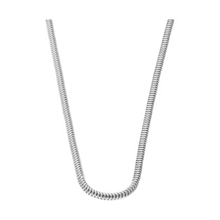 Stříbrný řetízek snake ryzosti 925 s hadí vazbou. Rhodiovaný, šířka 1 mm, zapínání na karabinu. Ideální pro každý den! Zkontrolu