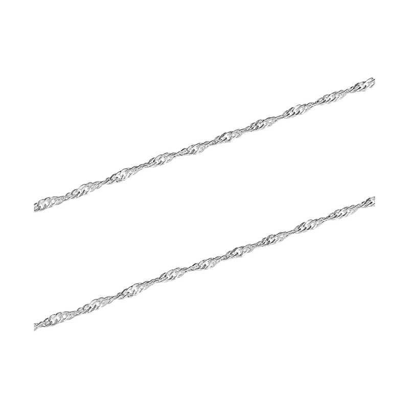 Łańcuszek srebrny typu singapur BC 1450-040 próba 925