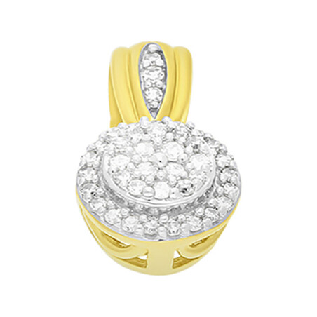 Zawieszka złota z diamentami nr KU 102219-102865 próba 585