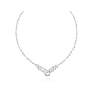 Naszyjnik srebrny GRACE z kryształami Swarovskiego RD 665-CAL crystal próba 925