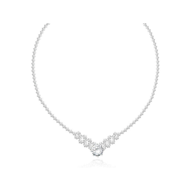 Naszyjnik srebrny GRACE z kryształami Swarovskiego RD 665-CAL crystal próba 925