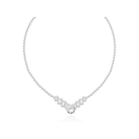Naszyjnik srebrny GRACE z kryształami Swarovskiego RD 665-CAL crystal próba 925