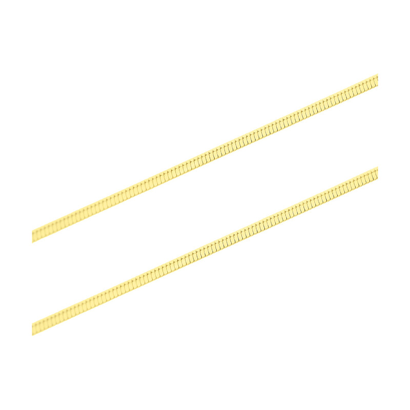 Łańcuszek pozłacany snake płaski BC 1475-025 GOLD próba 925