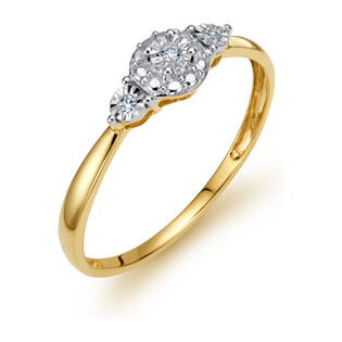 Pierścionek NOBLE Magic-0,02ct LC JR11002 Y próba 585