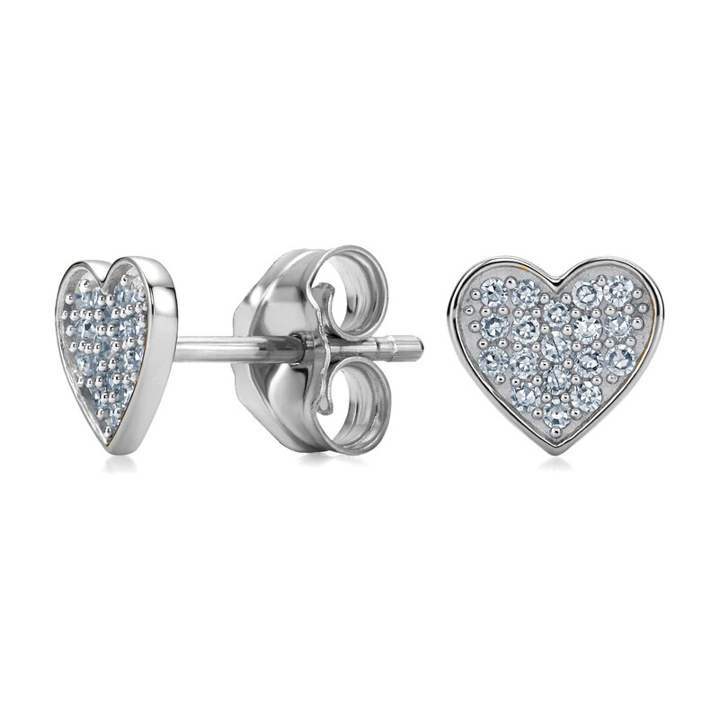 Kolczyki SWEET-0,10ct/sztyft LC JE4606-JP6047 W próba 585
