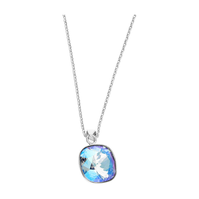Naszyjnik srebrny SPARK z niebieskim kryształem Swarovski CQ NN447010LSASH próba 925