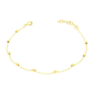 Bransoleta złota z gładkimi kulkami/rolo MZ T42-BC-1-2,50mm próba 375