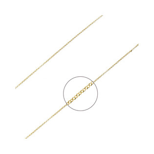 Łańcuszek pozłacany typu rolo ZJ RSF 035 GOLD próba 925