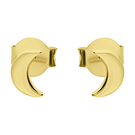 Kolczyki pozłacane pinezka 4 mm/sztyft JA949GOLD próba 925