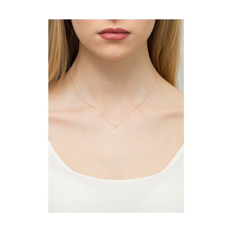 Zlaté písmeno Z s diamantem BE C-69 Z ryzost 585