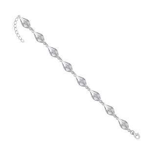 Bransoleta srebrna GRACE z kryształami Swarovski RD 739-1 crystal próba 925