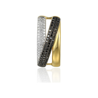 Zawieszka DUBAJ 0,10ct cz.bryl.0,18ct AW 73625 YW b+cz diamenty próba 585