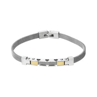 Bransoleta męska MESH z blaszką Steelman MB A3106