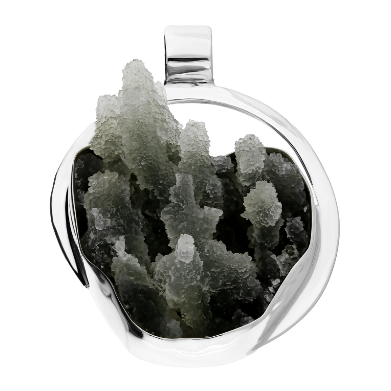 Stříbrný přívěsek s chalcedonem GX MINERALS | iSezam.cz