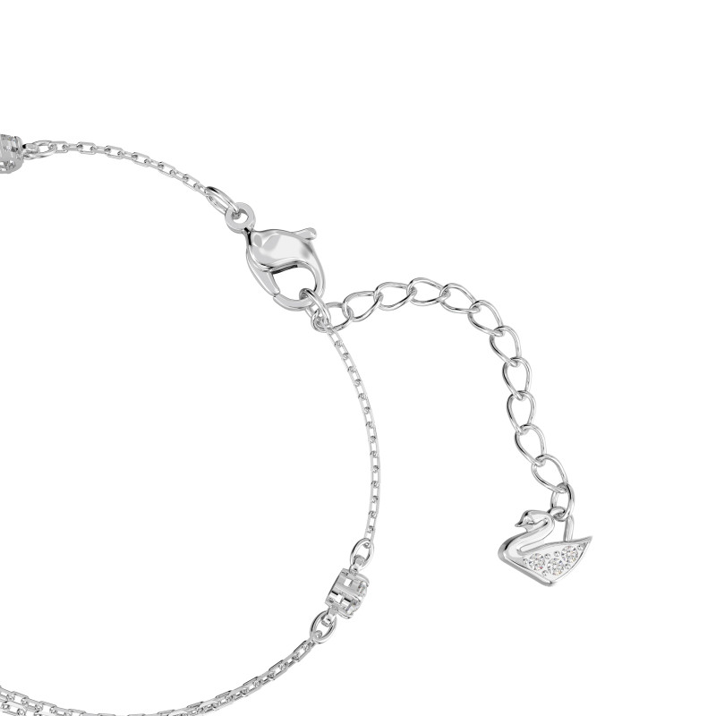 Bransoletka Swarovski Sunshine Zielona Powlekana Rodem - JubilerSezam.pl