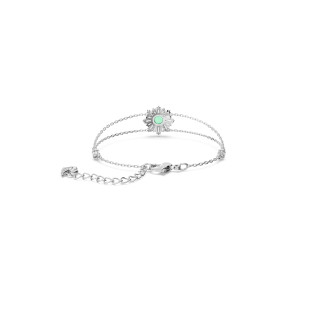Bransoletka Swarovski Sunshine Zielona Powlekana Rodem - JubilerSezam.pl