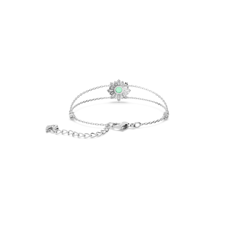 Bransoletka Swarovski Sunshine Zielona Powlekana Rodem - JubilerSezam.pl