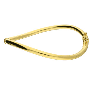 Pozlacený Bangle Náramek Stříbro 925 | iSezam.cz