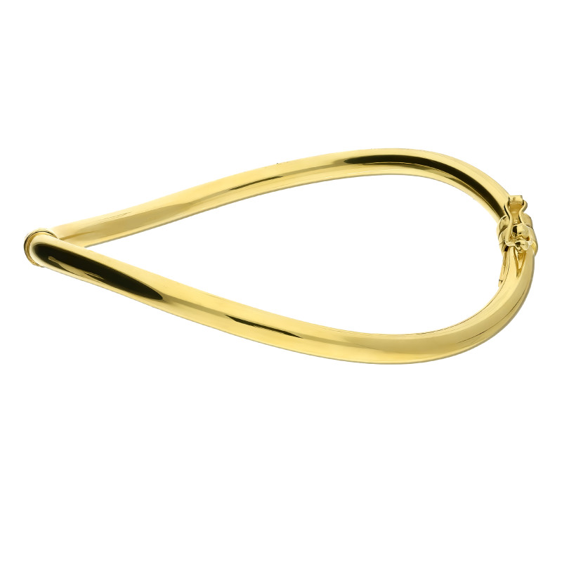 Pozlacený Bangle Náramek Stříbro 925 | iSezam.cz