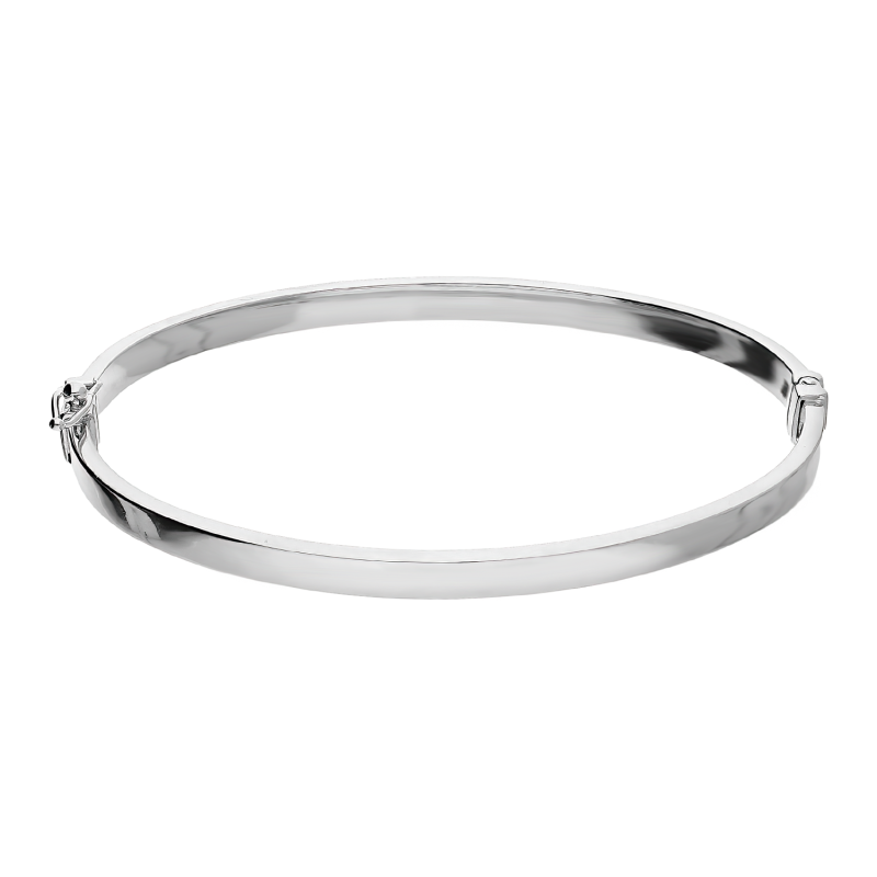 Stříbrný náramek bangle 925 | iSezam.cz