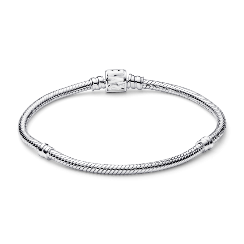 Náramek Pandora Moments hadovitý vzor s logem Marvel PE 592561C01