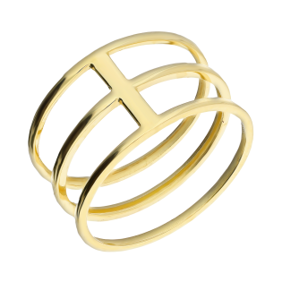Zlatý prsten rings lesk x3 AR5897 ryzost 375