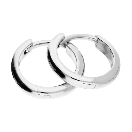Srebrne kolczyki kółka 12mm pr. 925 - JubilerSezam.pl