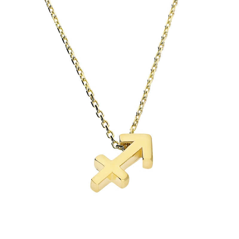 Zlatý Náhrdelník Zodiak Střelec ryzost 375 - iSezam.cz