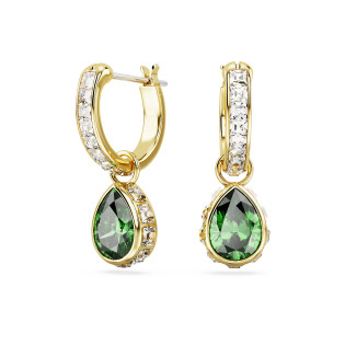 Pozłacane Kolczyki Swarovski Stilla Zielone 5662922 - JubilerSezam.pl