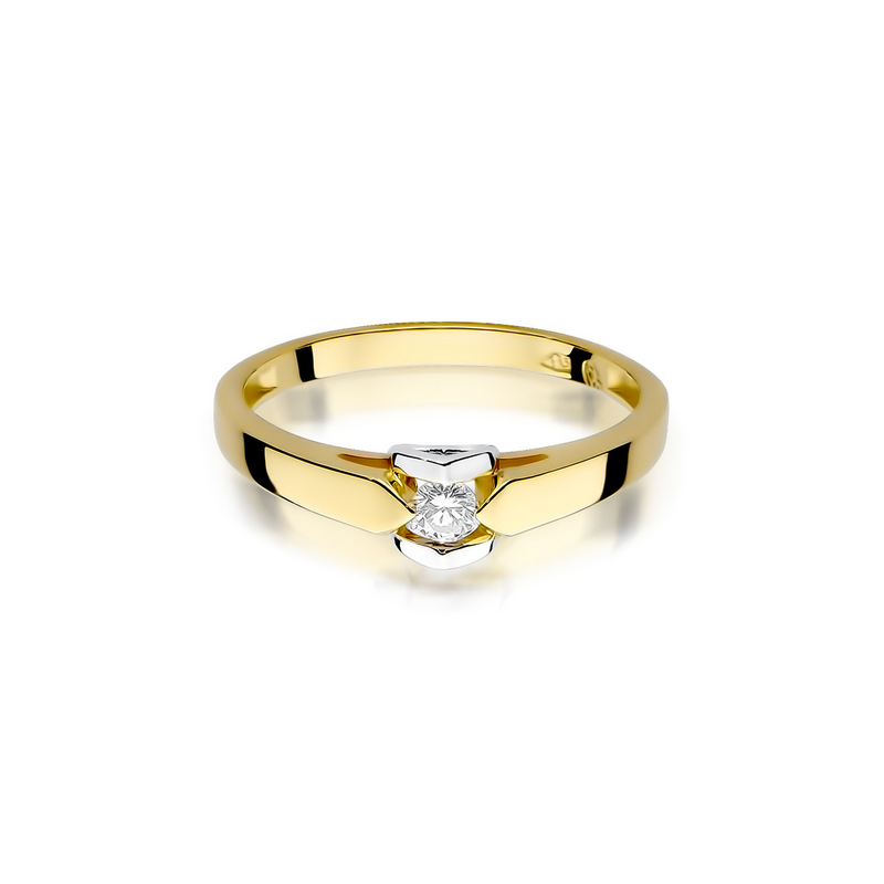 Zásnubní prsten s diamantem AMADO BE W-320-04 ryzost 585