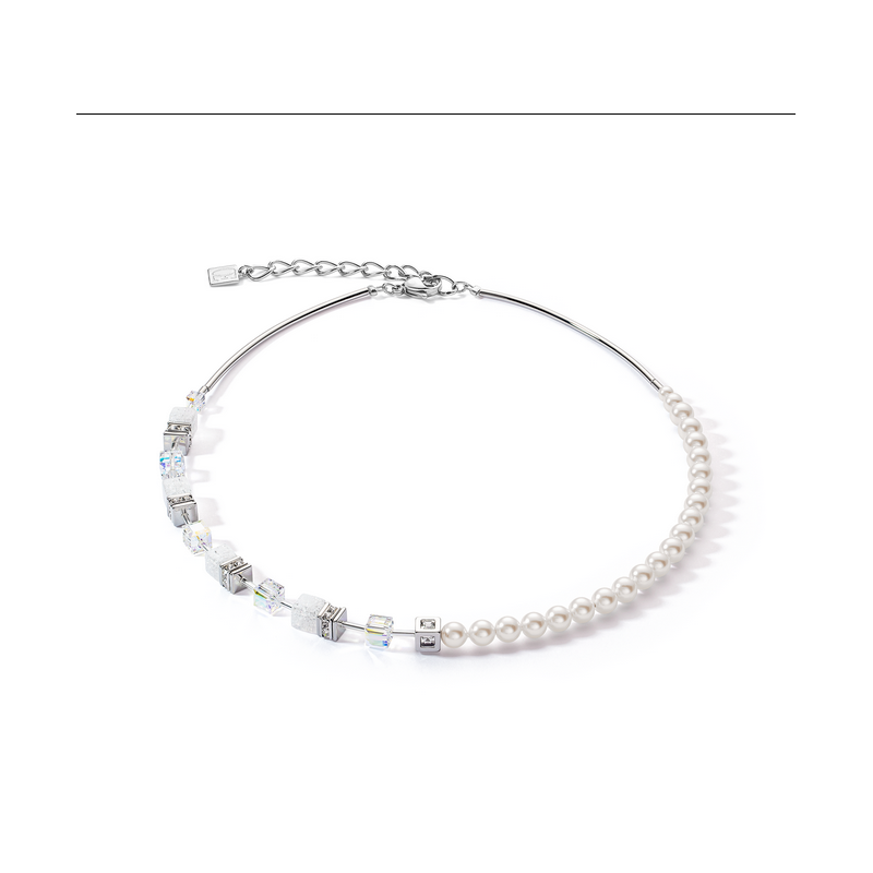 Náhrdelník Coeur de Lion White | Krystaly a Perly | iSezam.cz
