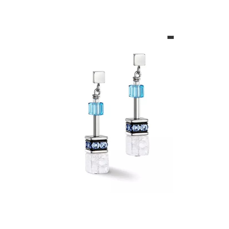 Kolczyki Coeur de Lion Blue-White - Kryształy Swarovski - JubilerSezam.pl
