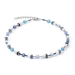 Naszyjnik Coeur de Lion Blue-White - Stal i Kryształy - JubilerSezam.pl
