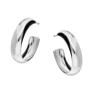 Stříbrné náušnice půlkruhy 15mm ryzost 925 | iSezam.cz