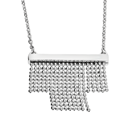 Srebrny Naszyjnik Asymetryczny Bead Anker pr. 925 - JubilerSezam.pl