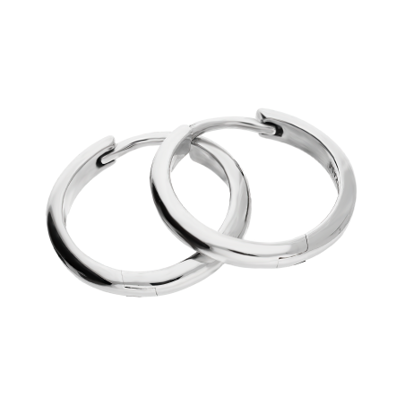 Srebrne kolczyki kółka 14mm pr. 925 - JubilerSezam.pl