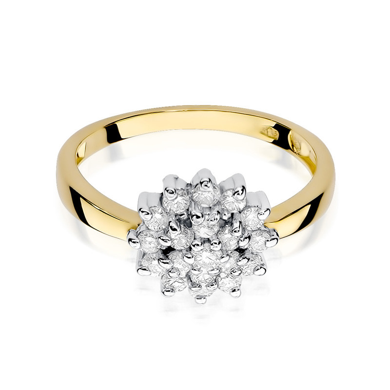 Zásnubní prsten BRIDEL s diamanty BE W-004 ryzost 585