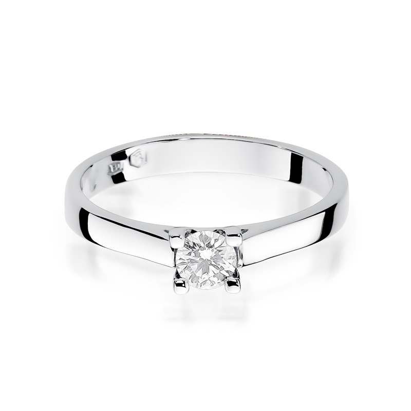 Zásnubní prsten z bílého zlata s diamantem SOLITAIRE BE W-221B-25 bílé zlato ryzost 585