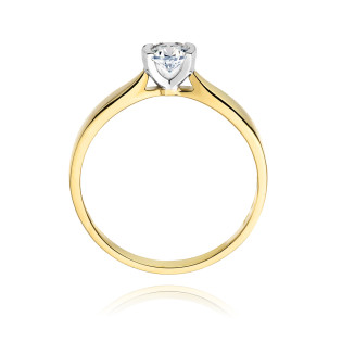 Zásnubní prsten s diamantem Victoria 585 - iSezam.cz