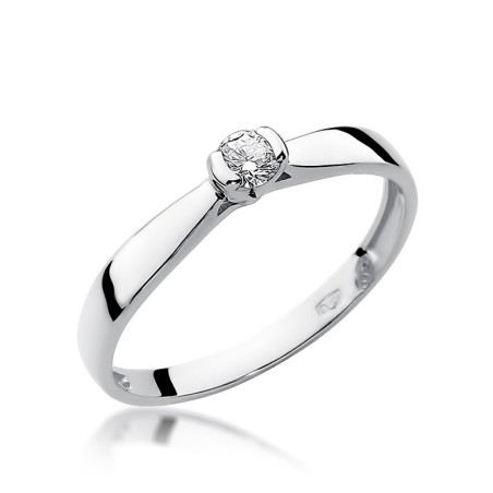 Pierścionek Zaręczynowy z Diamentem Victoria pr. 585 - JubilerSezam.pl
