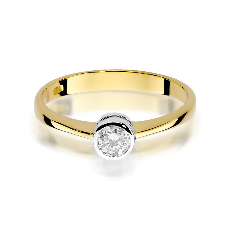 Zásnubní prsten s diamantem JUBILE BE W-224B-25 ryzost 585