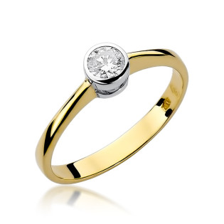 Zásnubní prsten s diamantem Jubile ryzost 585 - iSezam.cz