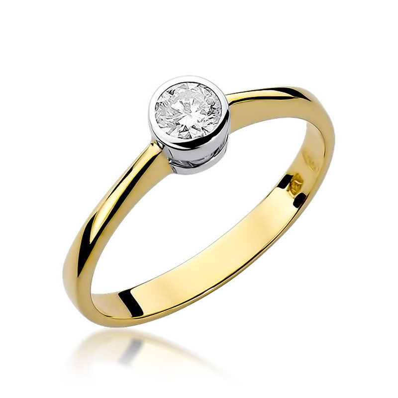 Zásnubní prsten s diamantem Jubile ryzost 585 - iSezam.cz