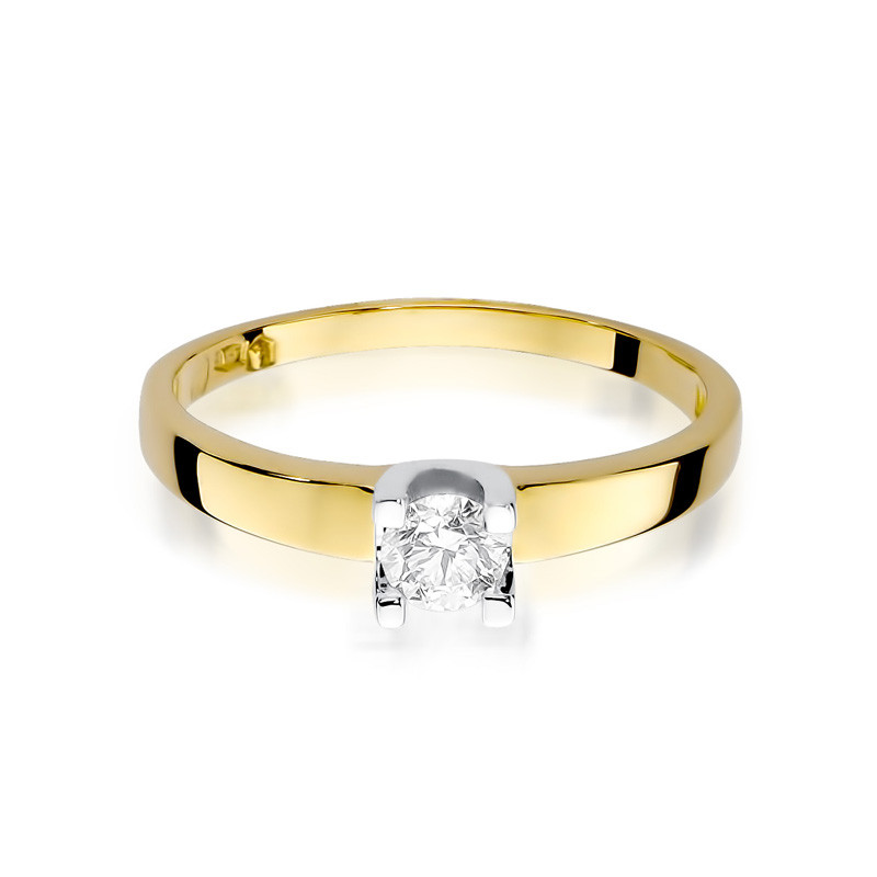 Zásnubní prsten s diamantem SOLITER BE W-225B-25 ryzost 585