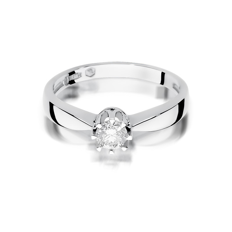Zásnubní prsten ROYAL s diamantem BE W-228-30 bílé zlato ryzost 585