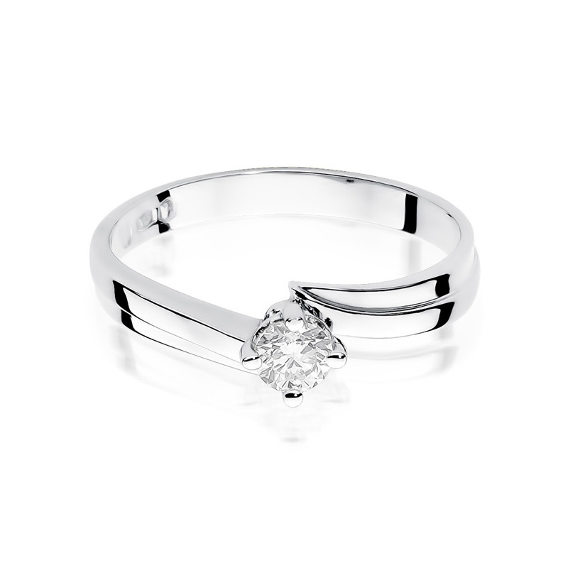 Zásnubní prsten s diamantem SOLITER BE W-231B-30 bílé zlato ryzost 585