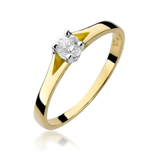 Zásnubní prsten s diamantem 585 - iSezam.cz