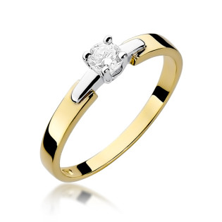 Zásnubní prsten s diamantem 585 - iSezam.cz