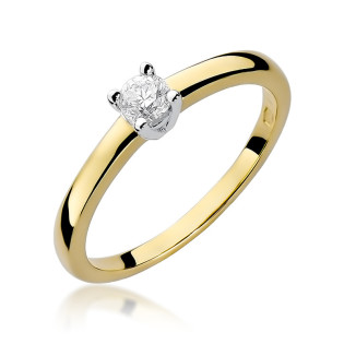 Zásnubní prsten Victoria s diamantem č. 585 - iSezam.cz