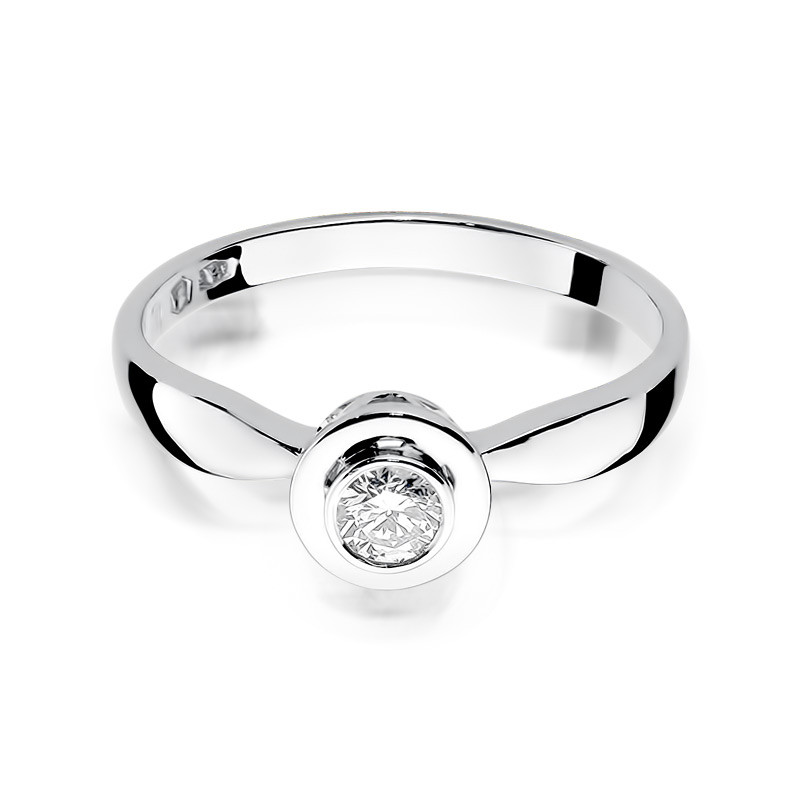 Zásnubní prsten JUBILE s diamantem BE W-294-15 bílé zlato ryzost 585